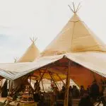 Tipi corporate event venue in Hampshire